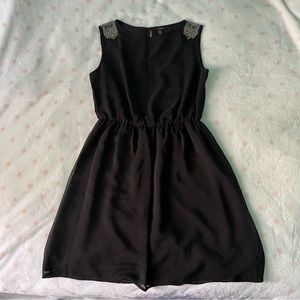 ZARA | Black Skater Dress